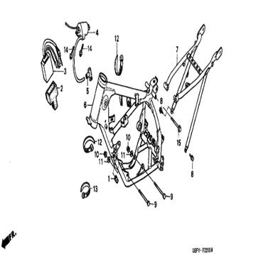 Bolt Flange, 90113-kto-670 , Honda